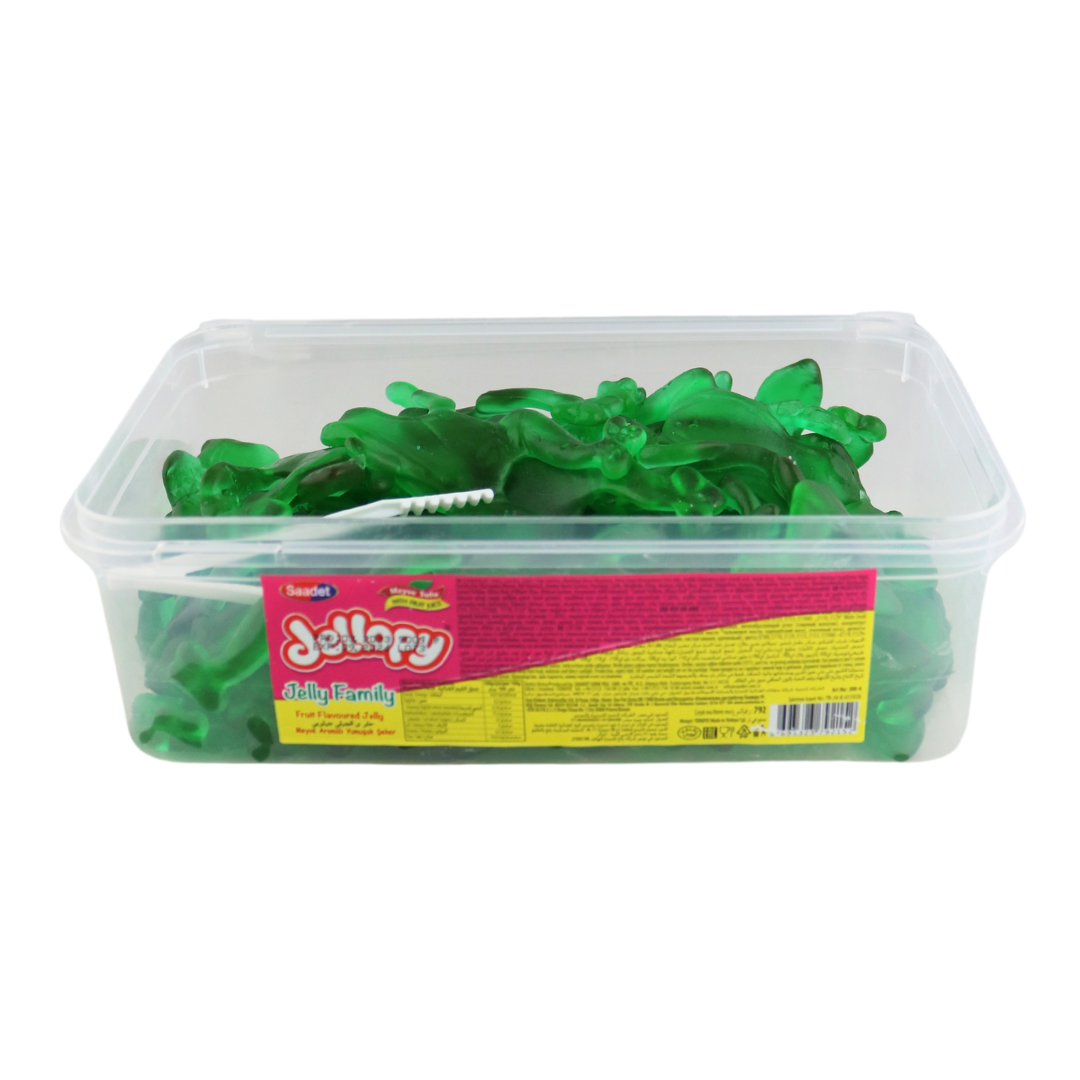 Jellopy Halal Jelly Frogs Tub 900g