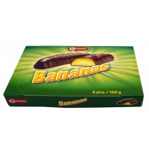 Chocolate Banana Gift Box 150g (Carletti) 8 Pack