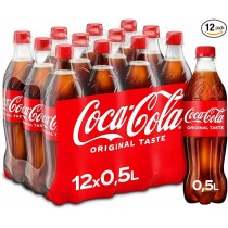 Coca Cola Drink Coke Bottle Original Taste 12x500ml