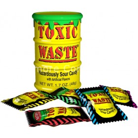 TOXIC WASTE YELLOW DRUM 42G (TOXIC) 12 COUNT