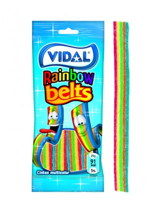 Rainbow Belts 90g Bags (Vidal) 14 Count