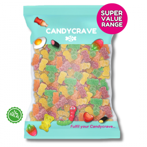 Candycrave Super Value Fizzy Bears 1kg