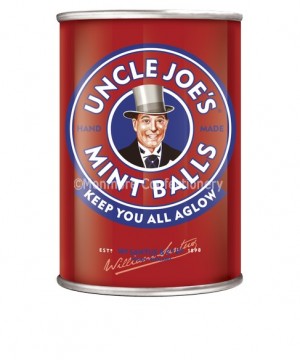 uncle joes mint balls tin 120g